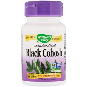 Клопогон Стандартизированный, Black Cohosh, Nature's Way, 60 таблеток