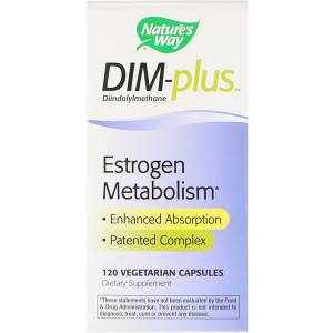 Метаболизм Эстрогенов, DIM-plus, Estrogen Metabolism, Nature's Way, 120 капсул / NWY14850