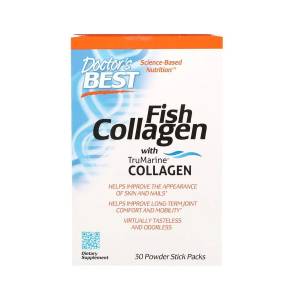 Рыбий Коллаген, Fish Collagen, Doctor's Best, 30 пакетиков / DRB00418