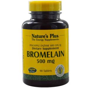Бромелайн 500 мг, Natures Plus, 90 таблеток / NTP4409