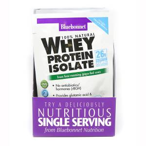 Изолят сывороточного протеина, Вкус Ванили, Whey Protein Isolate, Bluebonnet Nutrition, 8 пакетиков / BLB1567