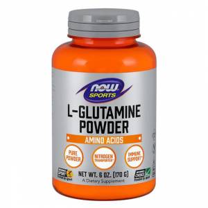 Глютамин в Порошке, L-Glutamine Powder, Now Foods, 170 г / NF0220.33713