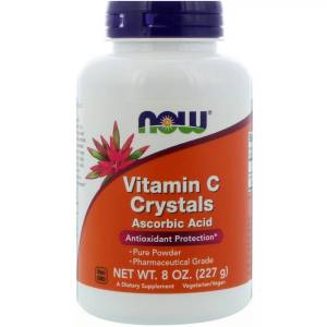 Витамин С, Кристалы, Vitamin C Crystals, Now Foods, 8 oz (227 гр) / NF0790.29636