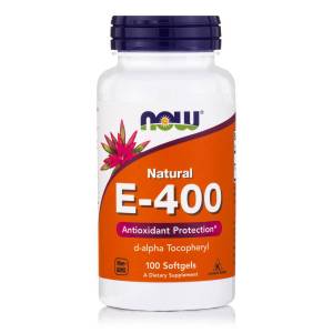 Витамин Е, Е-400, Now Foods, 100 желатиновых капсул